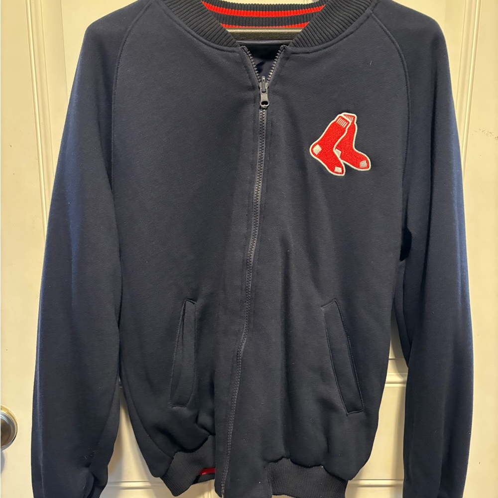 Boston Red Sox Reversible Baseball Jacket - Lightweight Brand New w/ tag 14/16